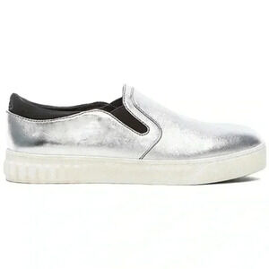 4/$25 Circus by Sam Edelman Cruz Slip-On in Silver/Black Sz 5